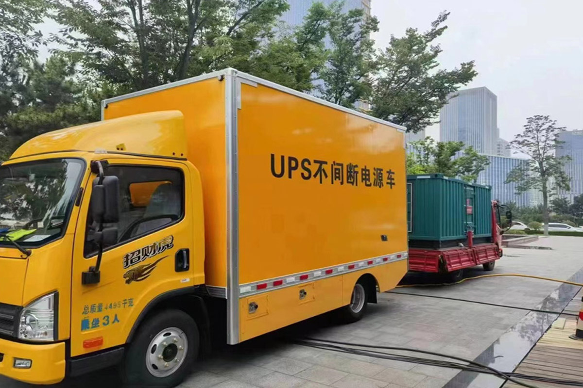 泗县发电机租赁施工现场